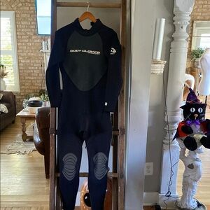 Body Glove Pro 2 3/2mm Full Suit Neoprene Surfing Wetsuit Mens MEDIUM Black NEW